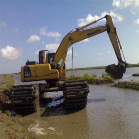 湖北河道清淤机械设备出租-水上特种挖掘机租赁-特种水挖掘机出租